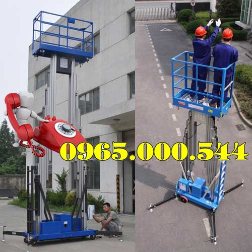 Thang nâng người 10m 2 trục nâng