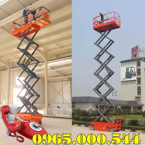 xe thang nâng 12m tự hành