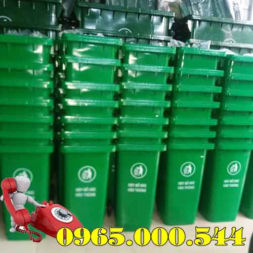 Thùng rác nhựa HDPE 240 lít 