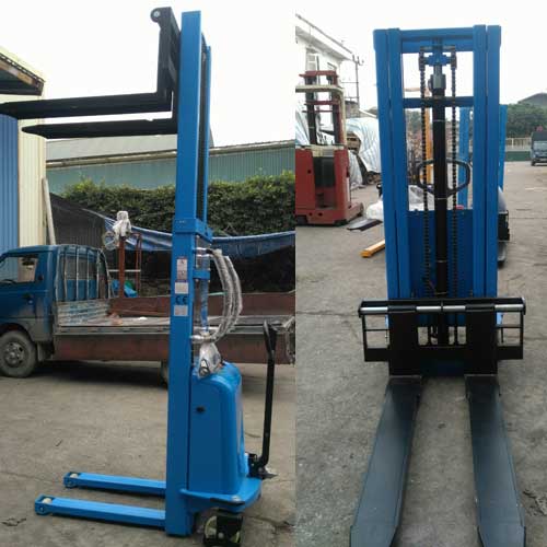 Xe nâng bán tự động giá rẻ tại Tuyên Quang