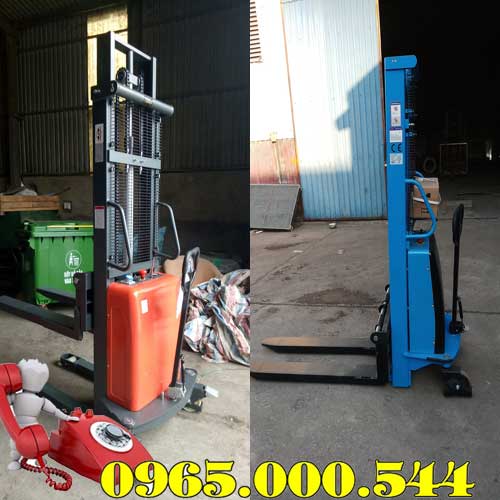 Xe nâng bán tự động tại bắc giang
