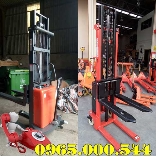 xe nâng bán tự động tại Bắc Ninh