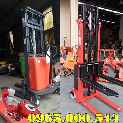 xe nâng bán tự động tại Hưng Yên