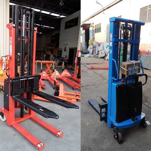 Xe nâng bán tự động tại Vĩnh Phúc
