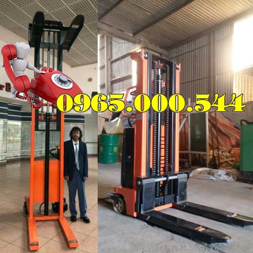 xe nâng điện bán tự động 1.5 tấn