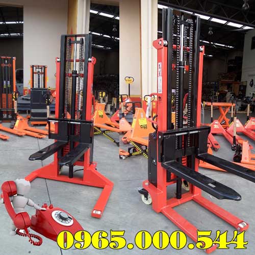 Xe nâng bán tự động giá rẻ tại Thái Nguyên