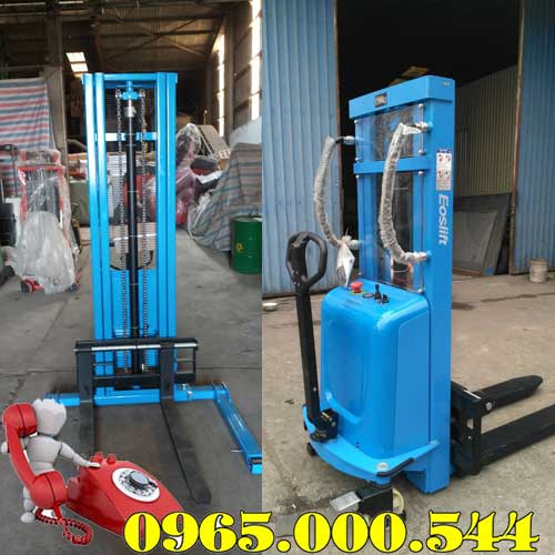 Xe nâng bán tự động tại Thái Nguyên