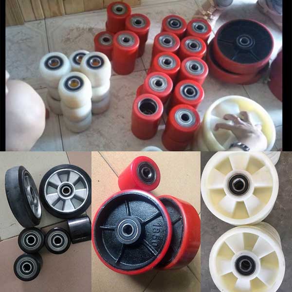 Thay bánh xe nâng tay tại nhà